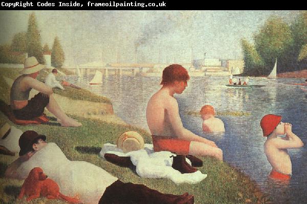 Georges Seurat Bathing at Asniers